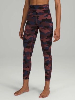 Lululemon Wunder Under High-Rise Tight in 
Heritage 365 Camo Smoky Red